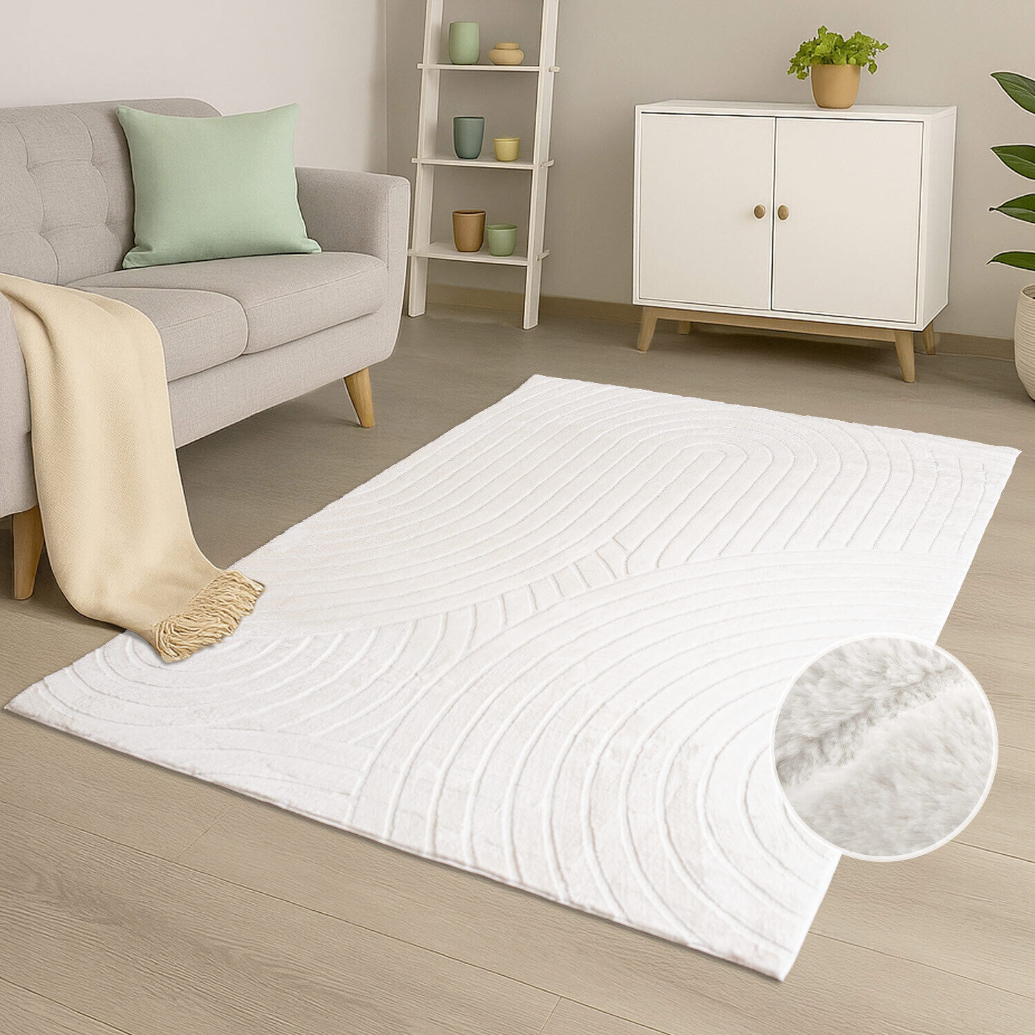 Halı Lotus Beyaz 151
