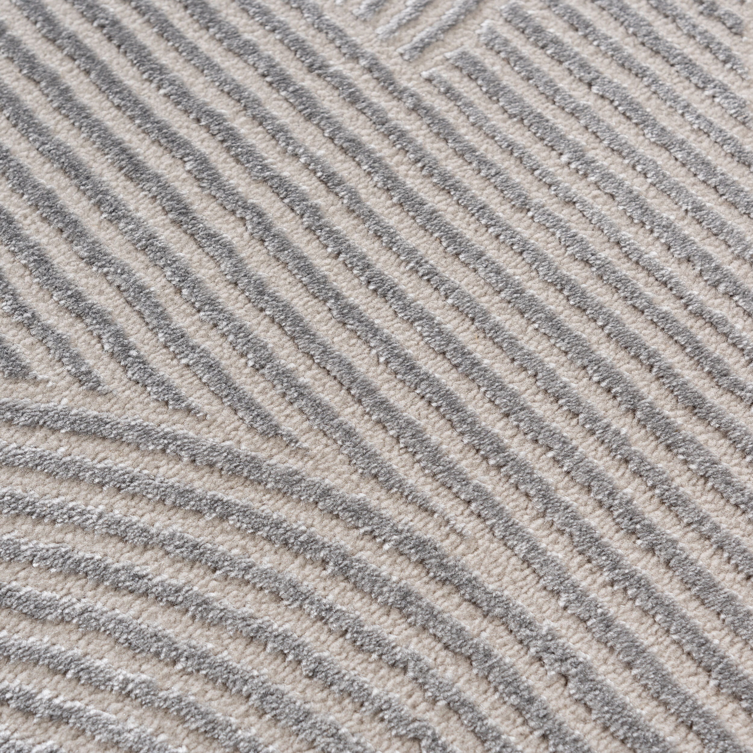 Teppich Imza 1130 Grau Rund