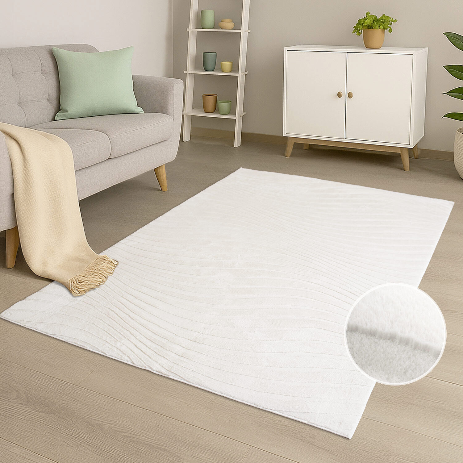 Halı Lotus Beyaz 155