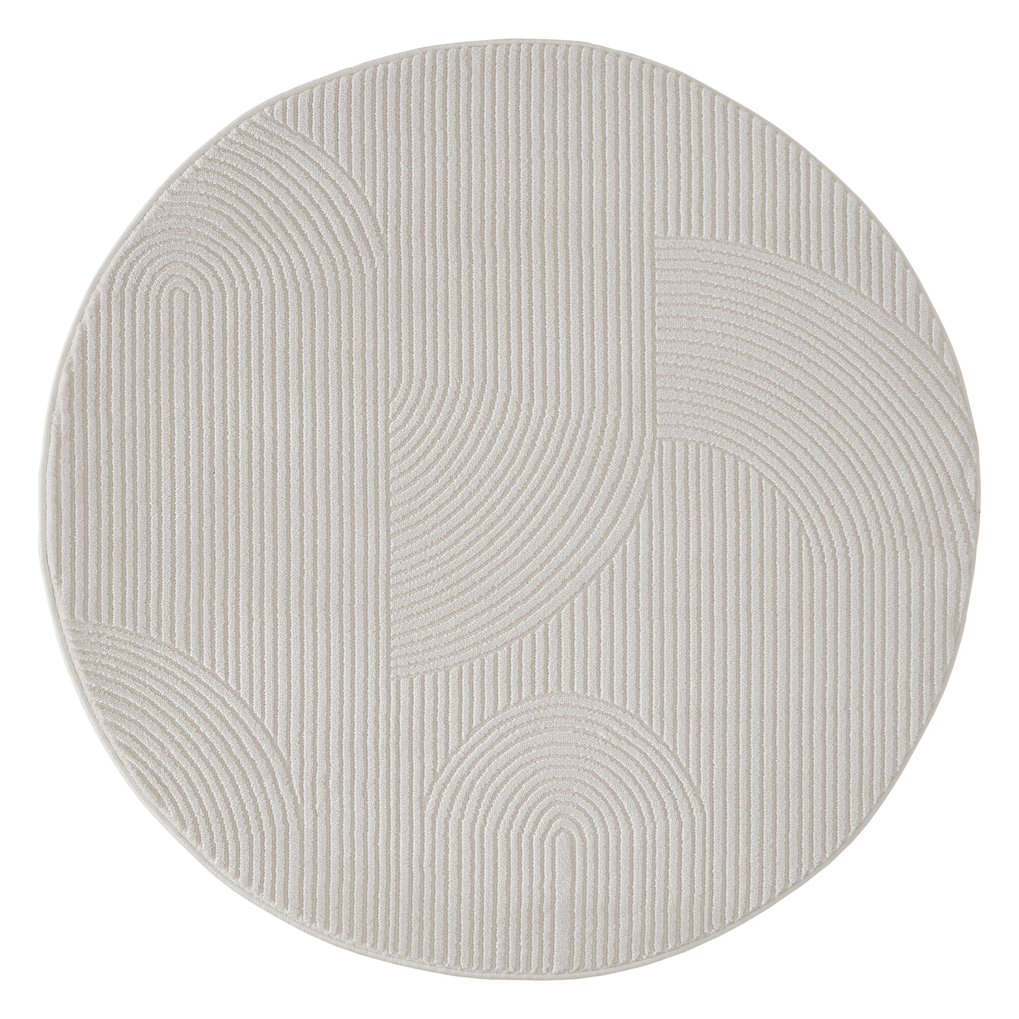 Teppich Imza 1100 Creme Rund Teppich Imza 1100 Creme Rund