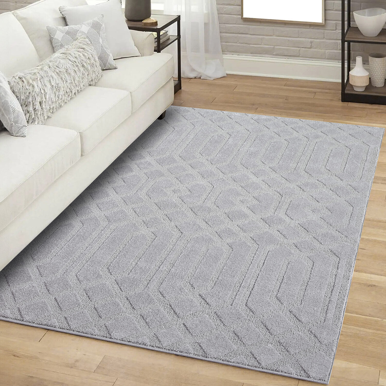 TEPPICH MIMOZA GRAU 108 