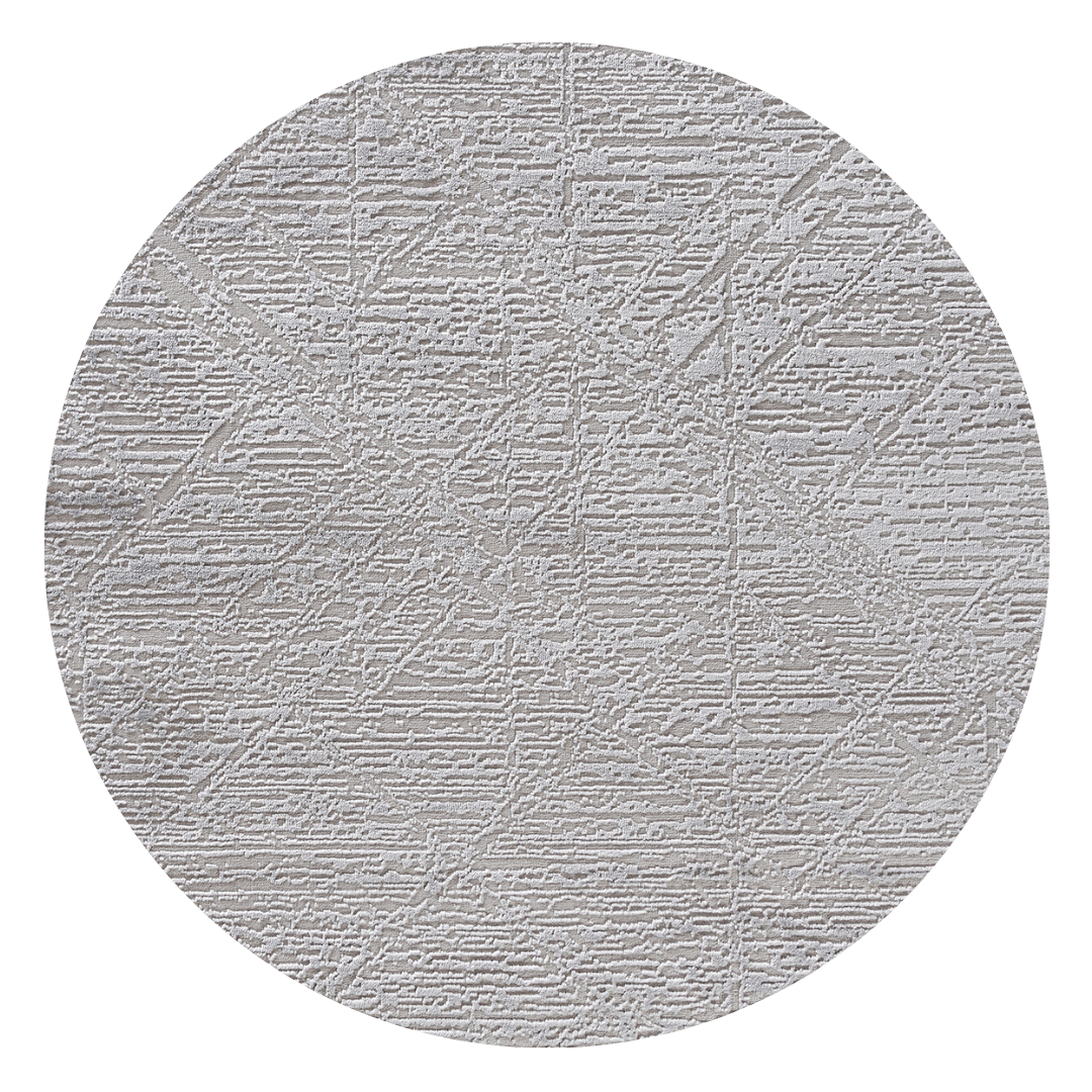 Teppich Imza 1230 Grau Rund