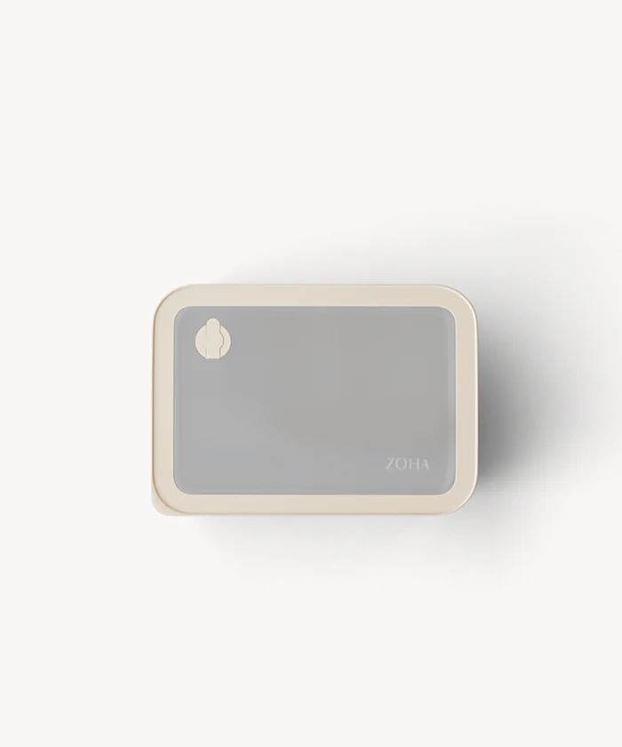 Bloom Cam Saklama Kabı 820 ml Bej Dikdörtgen