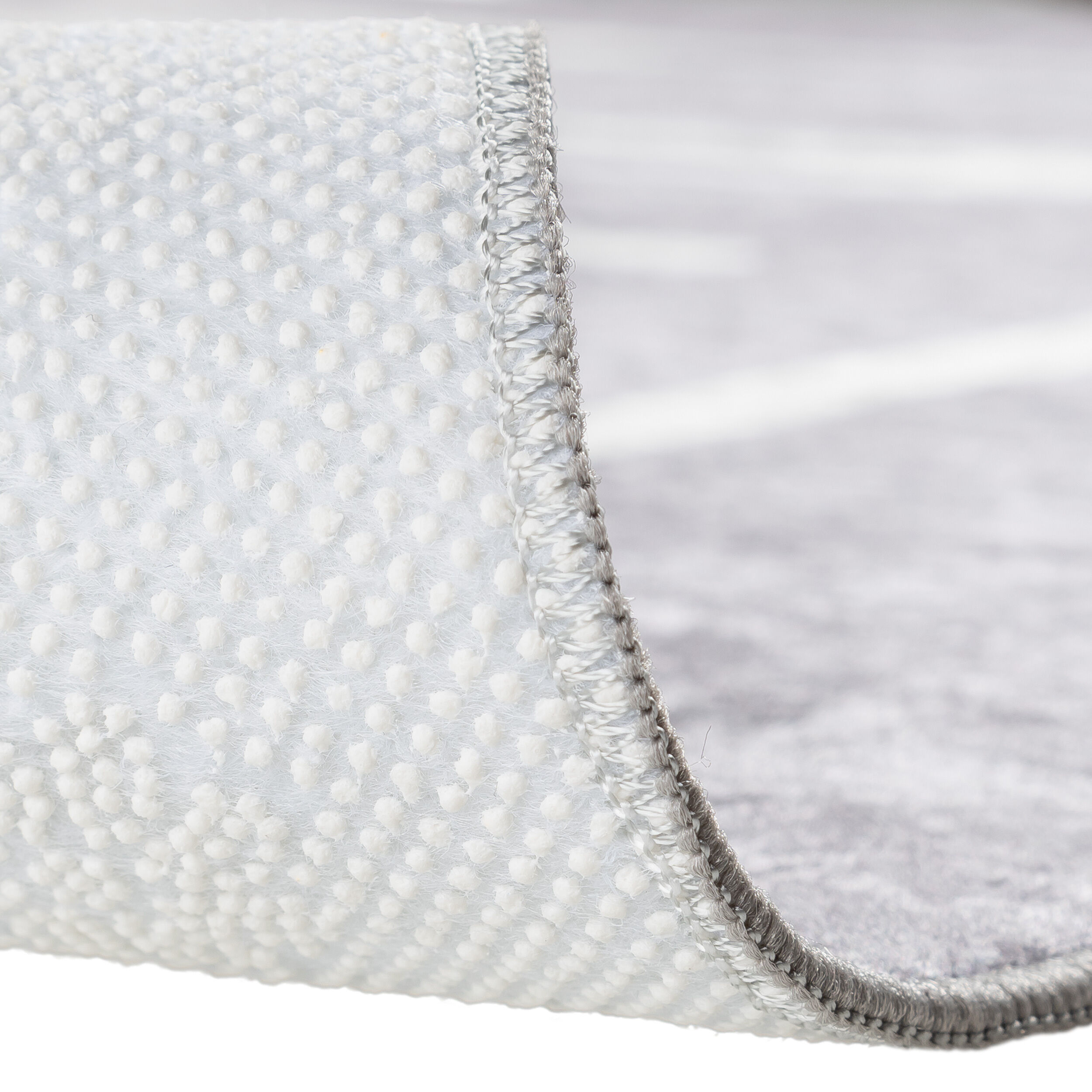 Waschbarer Teppich Star 3040 Grau/Weiß Waschbarer Teppich Star 3040 Grau/Weiß