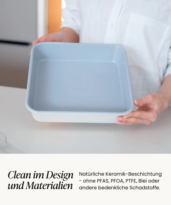 Bloom Backform Rechteckig 24 cm Beige