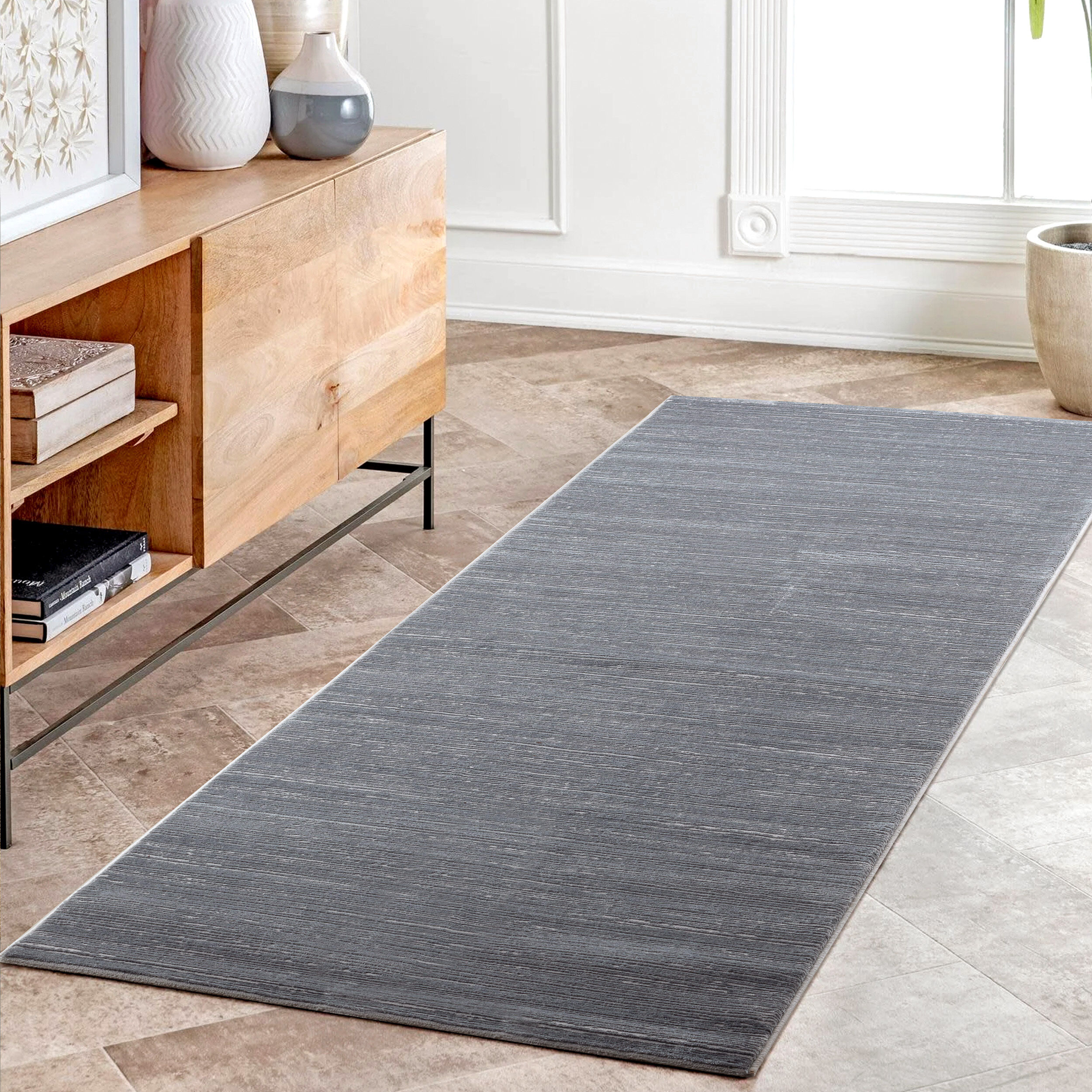 Designerteppich Lima 5050 Dunkelgrau Designerteppich Lima 5050 Dunkelgrau