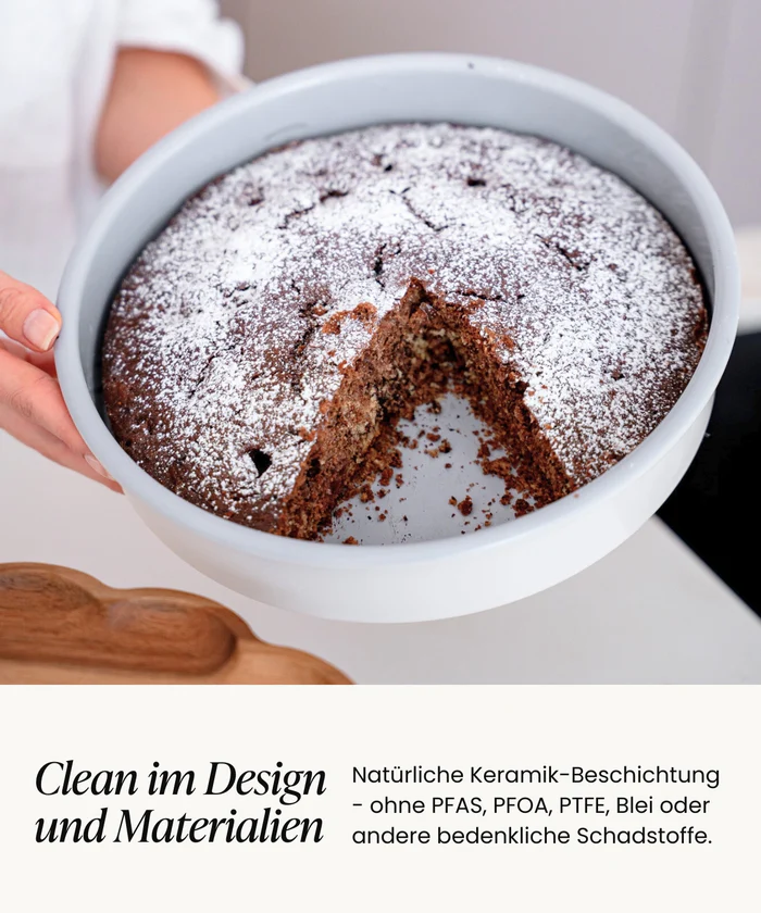 Bloom Backpfanne Rund Beige 24,6 cm