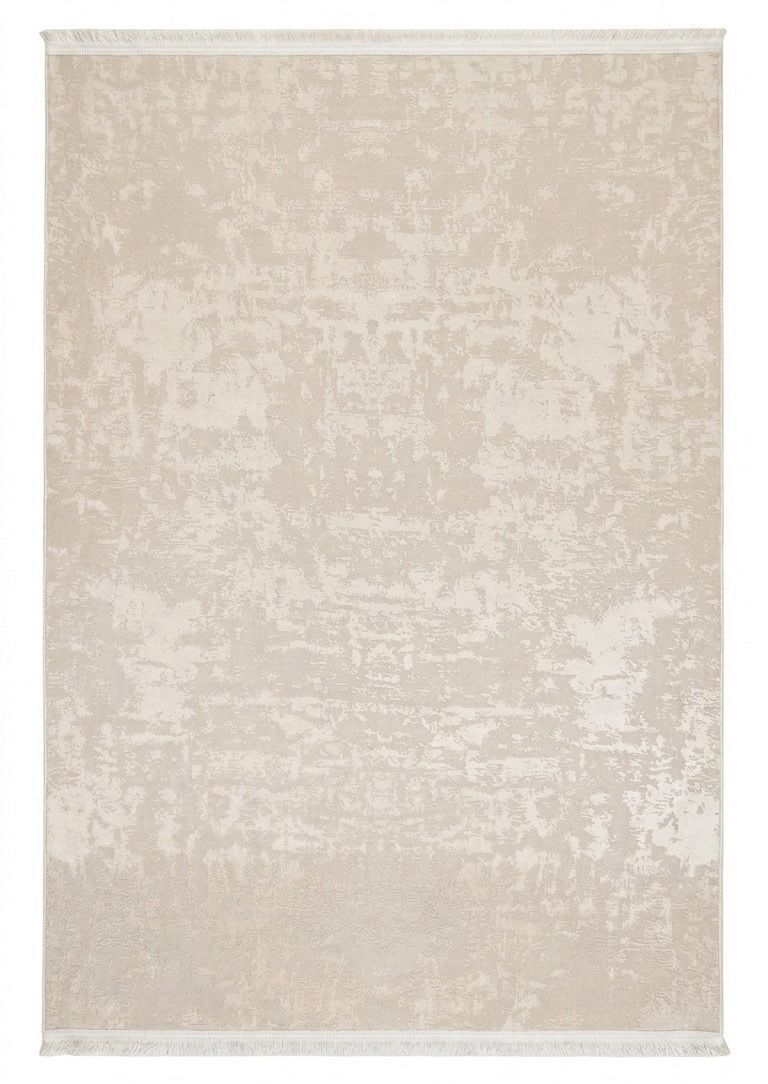 Waschbarer Bambu-Satin Teppich in Beige