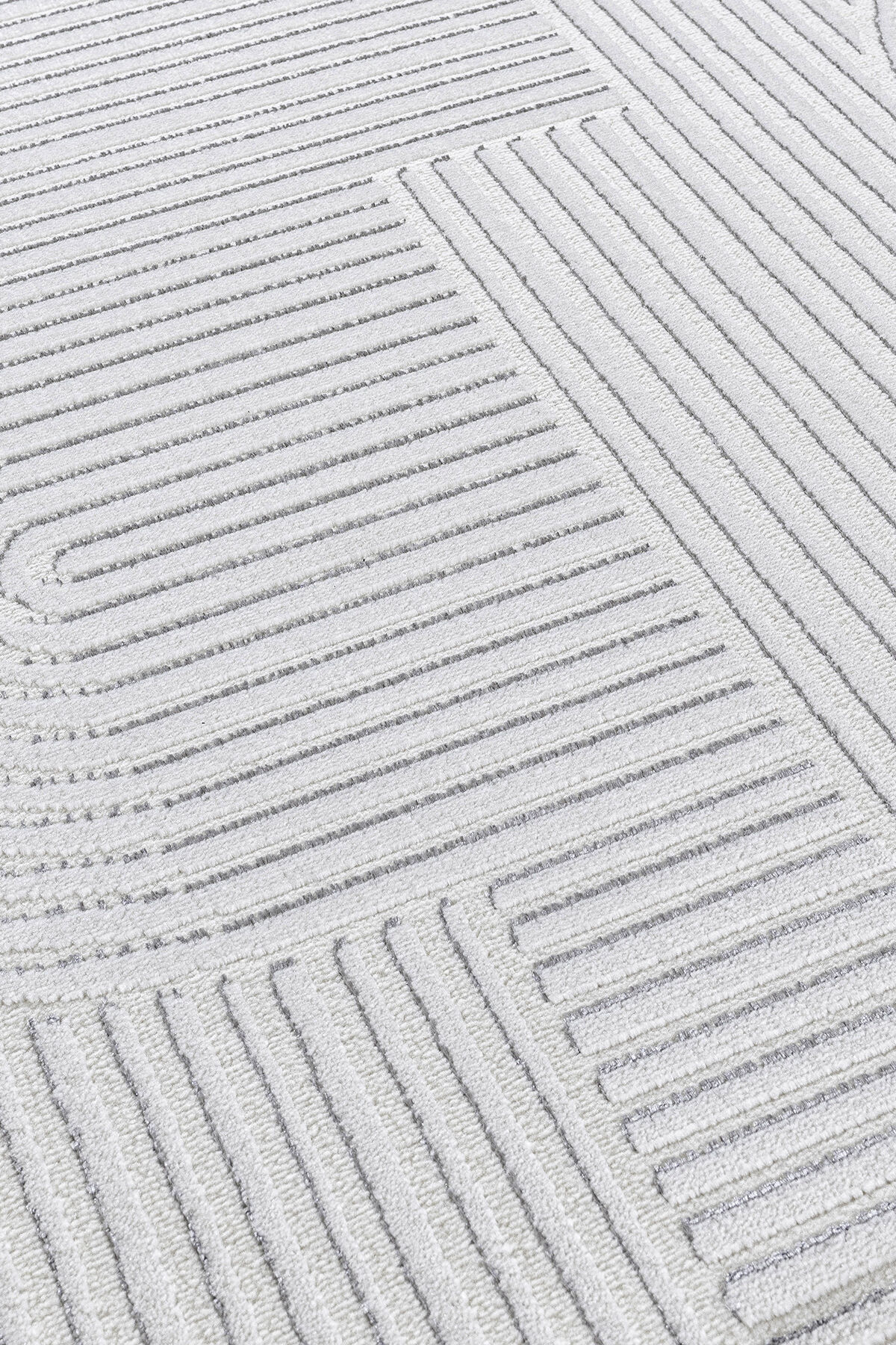 Teppich Aura 1560 Grau Creme  Teppich Aura 1560 Grau Creme