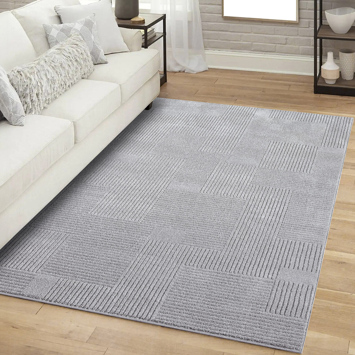 TEPPICH MIMOZA GRAU 110