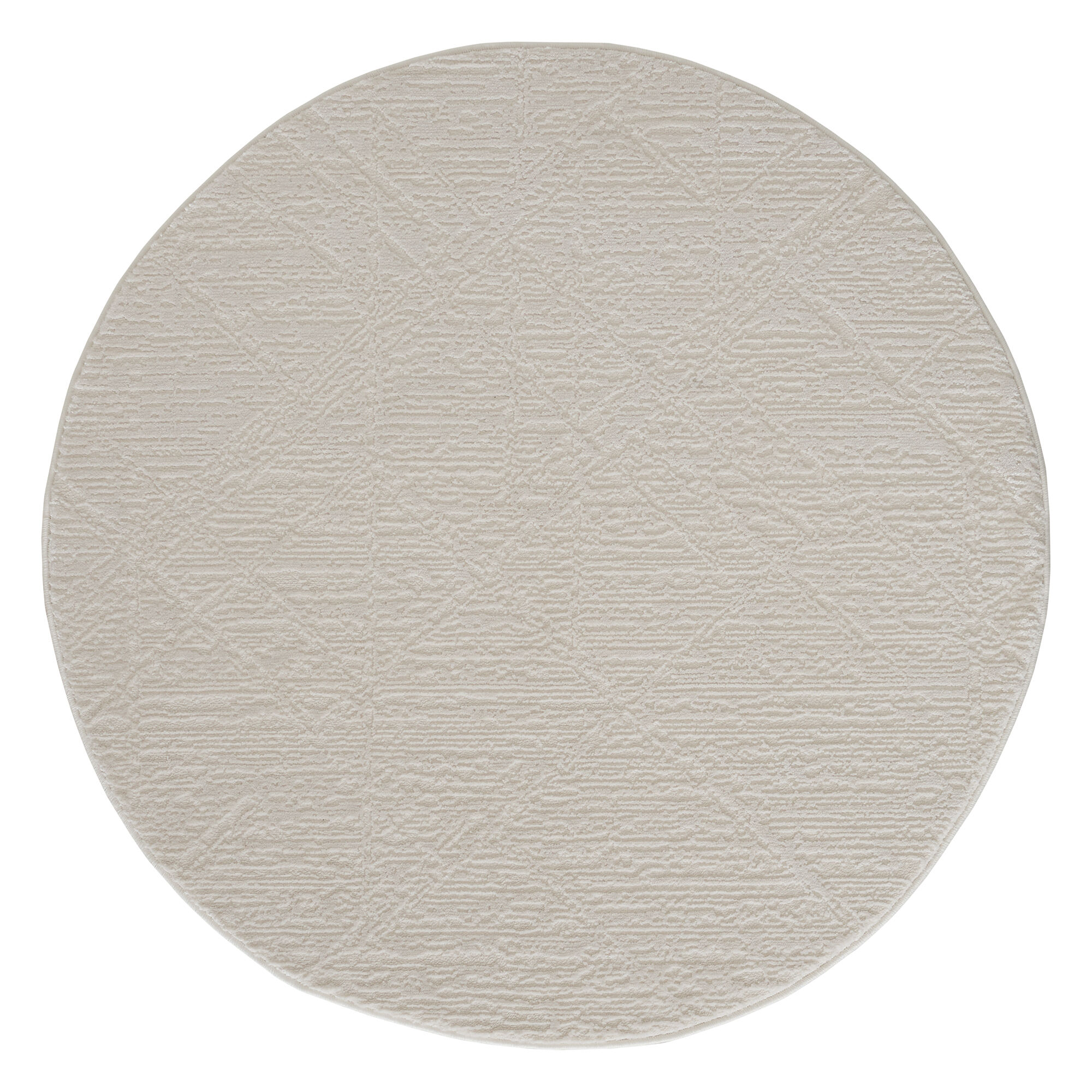 Teppich Imza 1200 Creme Rund Teppich Imza 1200 Creme Rund