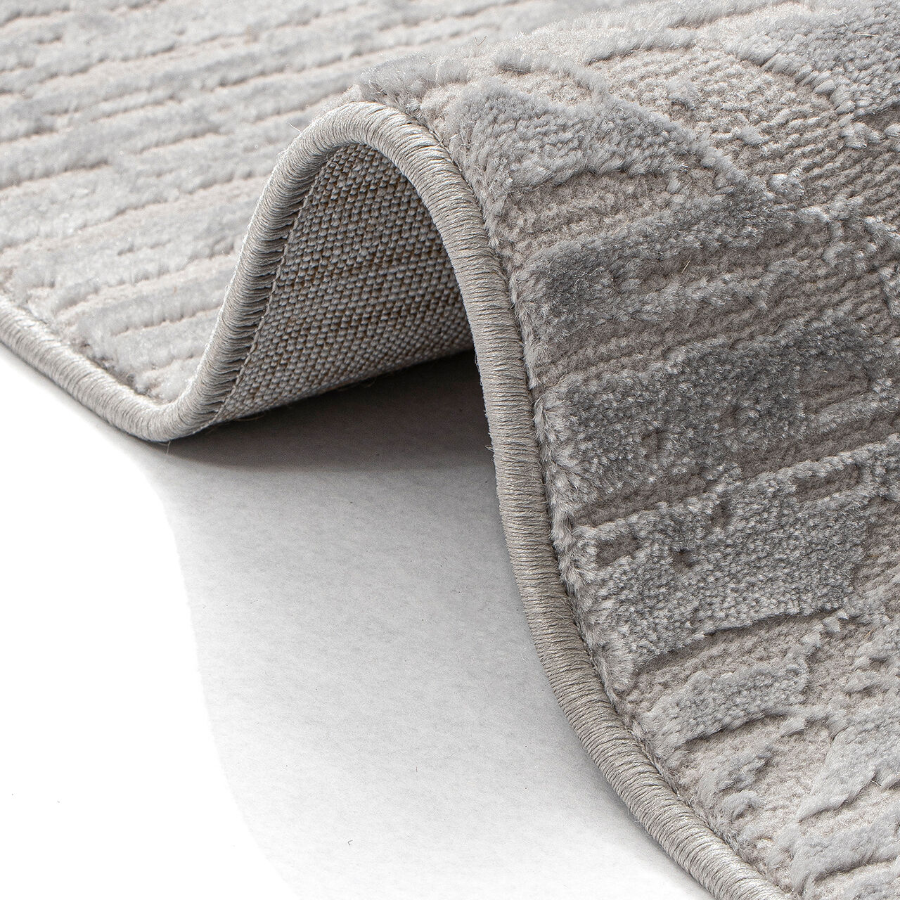 Teppich Imza 1230 Grau Rund