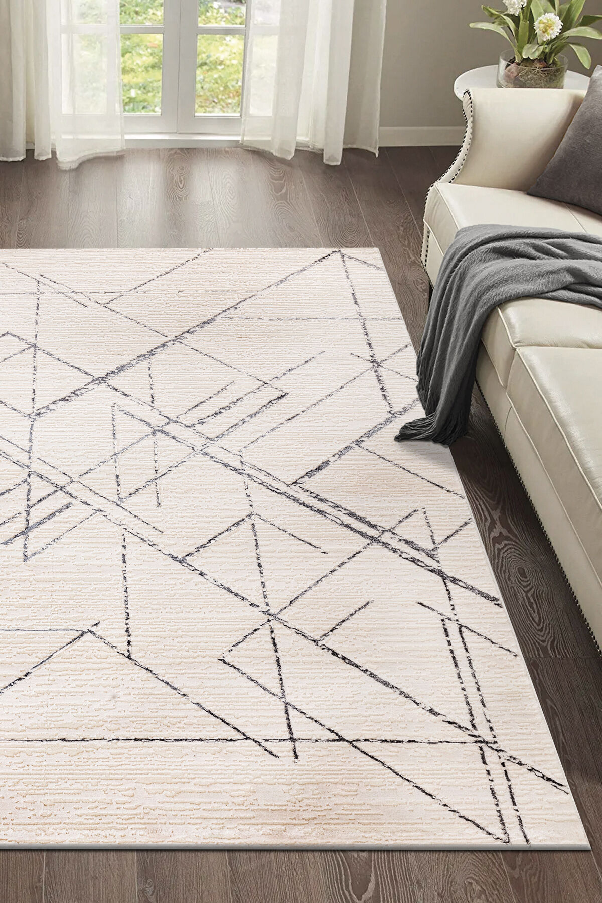 Halı Aura 1740 Krem Gri Halı Aura 1740 Krem Gri